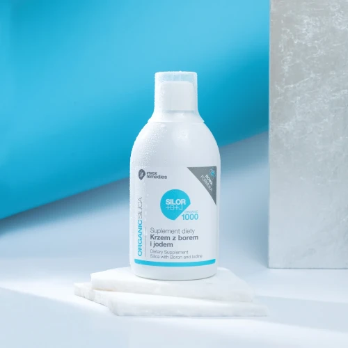 SILOR+B+J Suplement diety z krzemem, borem i jodem 500 ml