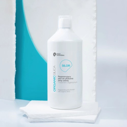 Regenerujący płyn do płukania jamy ustnej z krzemem organicznym SILOR 1000 ml